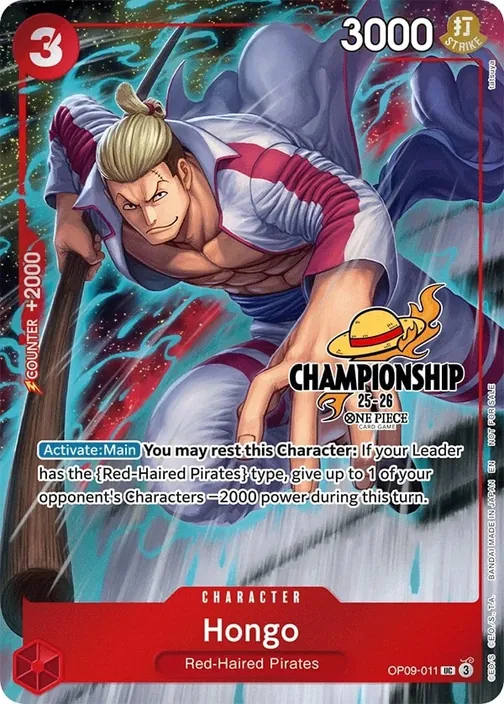 Carte One Piece anglaise OP09-011 Hongo