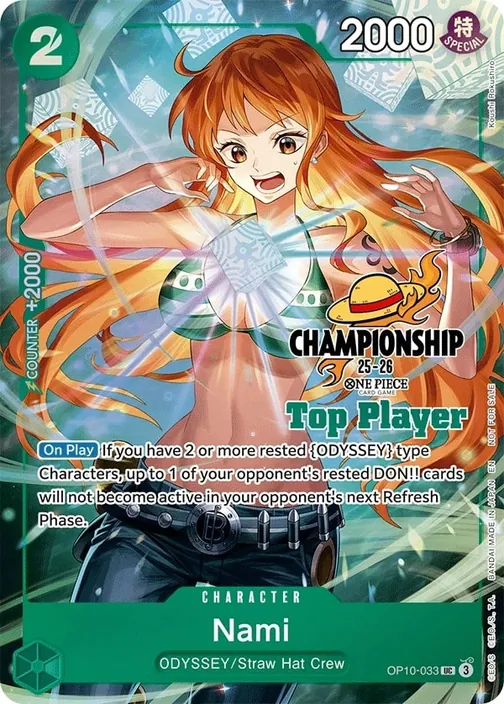 Carte One Piece anglaise OP10-033 Nami