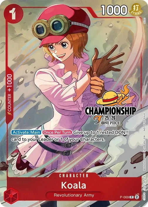 Carte One Piece anglaise P-069 Koala (version 2)