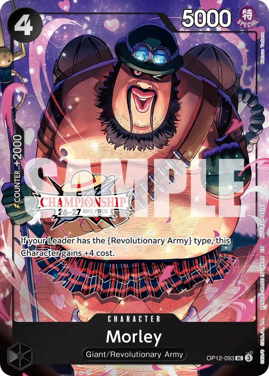 Carte One Piece anglaise Morley OP12-093 UC