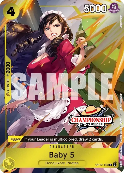 Carte One Piece anglaise OP12-112 Baby 5