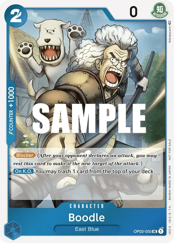 Carte One Piece anglaise Boodle OP03-050 UC