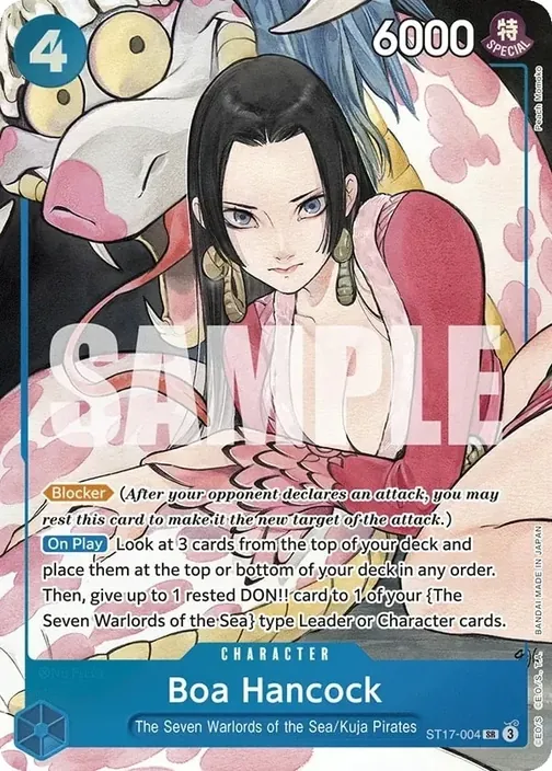 Carte One Piece anglaise ST17-004 Boa Hancock