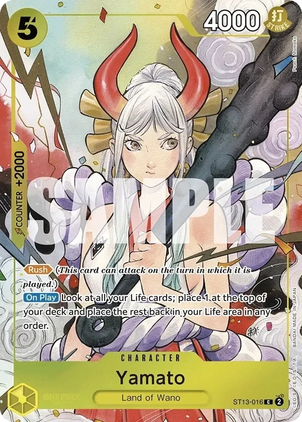 Carte One Piece anglaise Yamato ST13-016 C