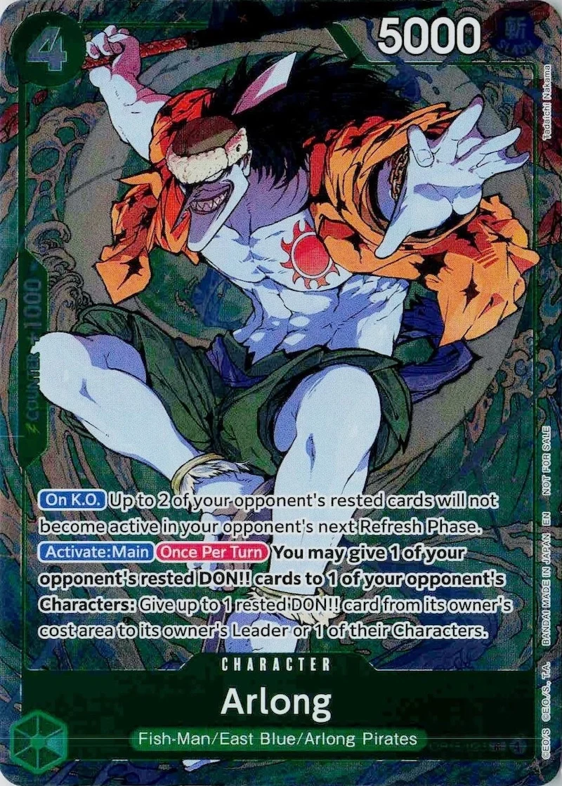 Carte One Piece anglaise Arlong OP15-023 R