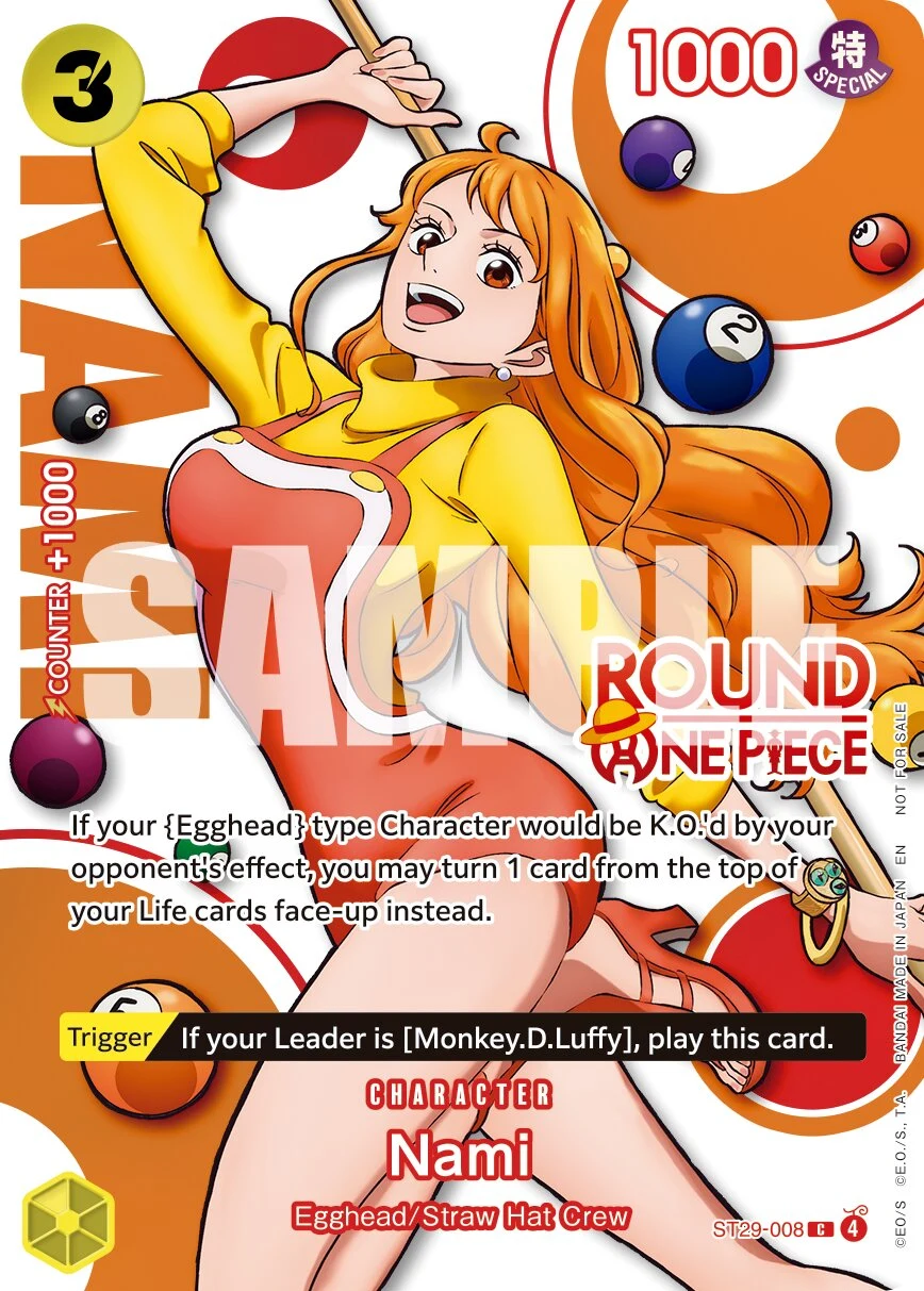 Carte One Piece anglaise Nami ST29-008 C