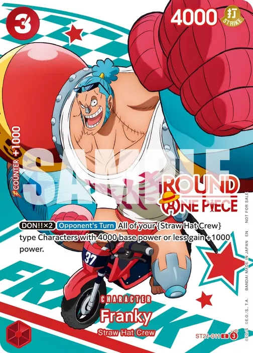 Carte One Piece anglaise ST21-011 Franky