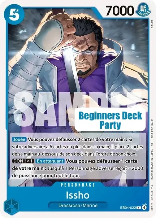 Carte One Piece anglaise EB04-022 Issho