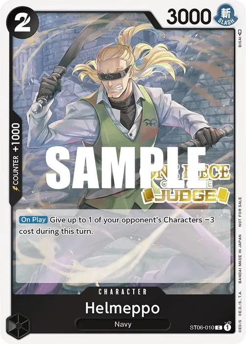 Carte One Piece anglaise ST06-010 Helmeppo