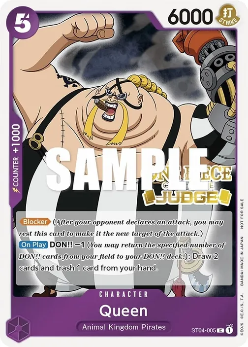 Carte One Piece anglaise ST04-005 Queen