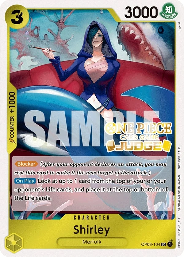 Carte One Piece anglaise Shirley OP03-104 UC