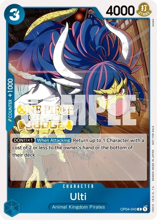 Carte One Piece anglaise OP04-043 Ulti