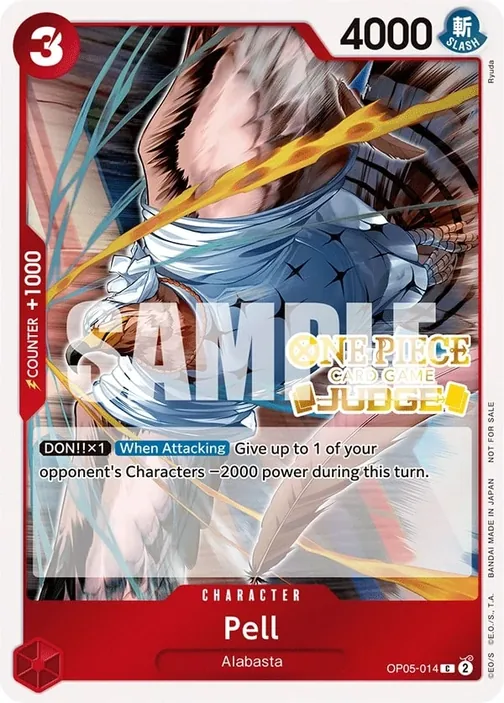 Carte One Piece anglaise OP05-014 Pell