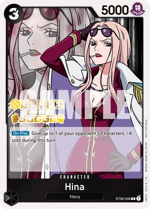 Carte One Piece anglaise Hina ST06-008 C