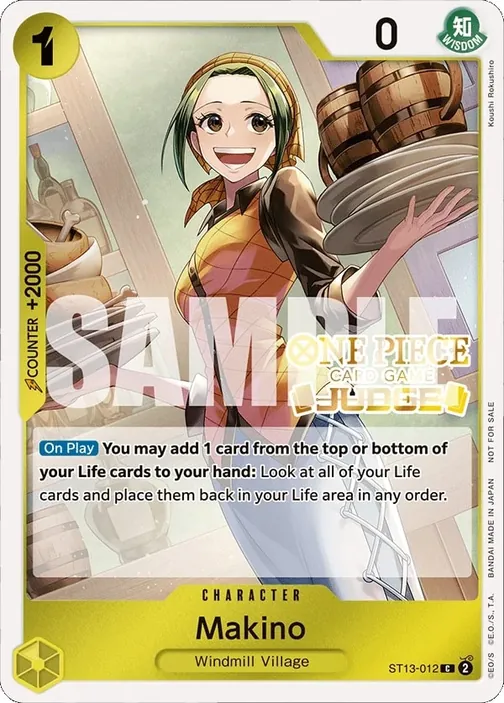 Carte One Piece anglaise ST13-012 Makino
