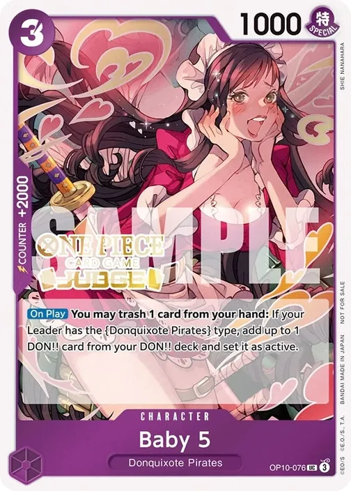 Carte One Piece anglaise OP10-076 Baby 5