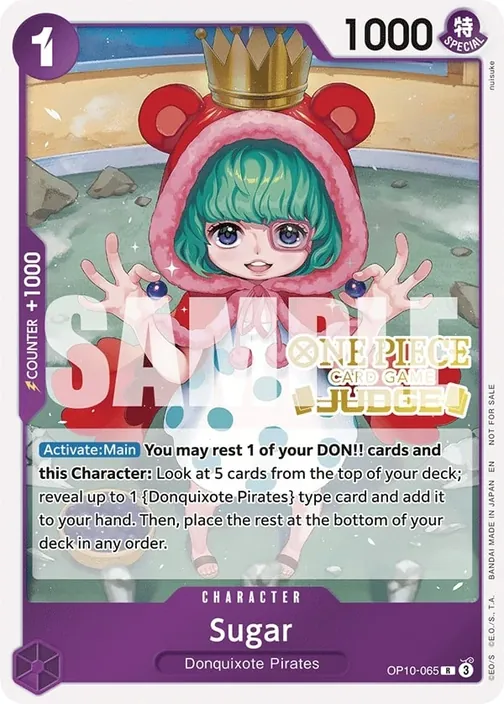 Carte One Piece anglaise OP10-065 Sugar