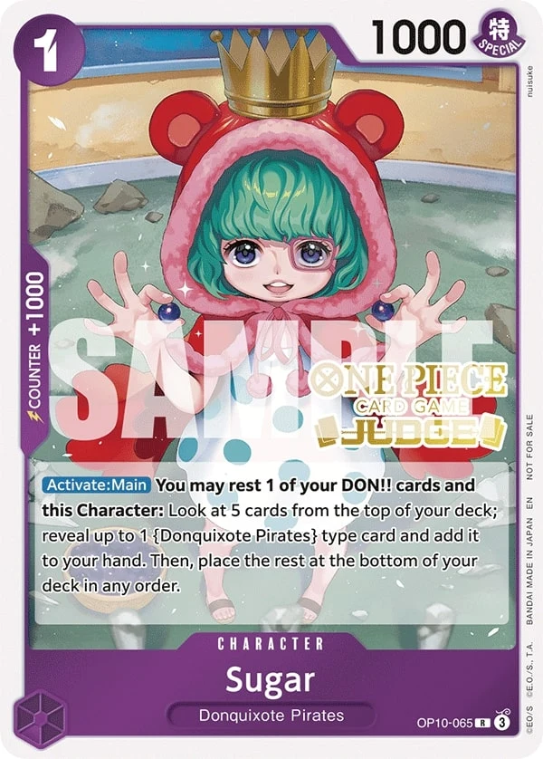 Carte One Piece anglaise Sugar OP10-065 R