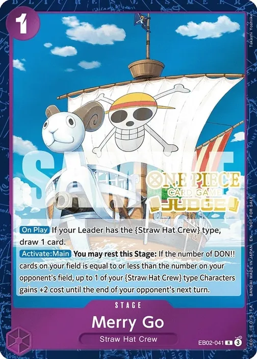 Carte One Piece anglaise EB02-041 Merry Go