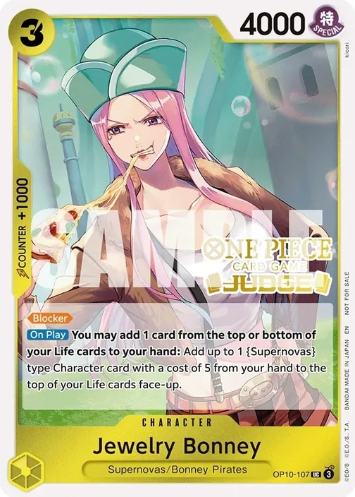 Carte One Piece anglaise OP10-107 Jewelry Bonney
