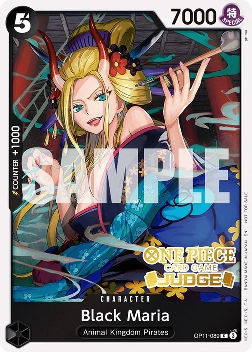 Carte One Piece anglaise OP11-089 Black Maria