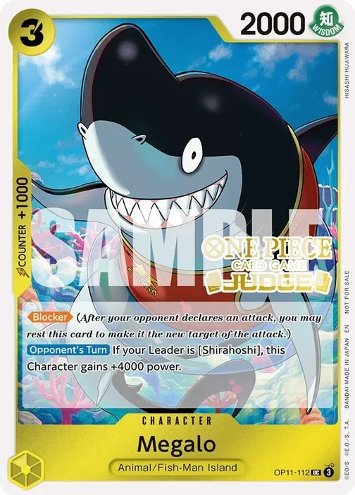 Carte One Piece anglaise OP11-112 Megalo