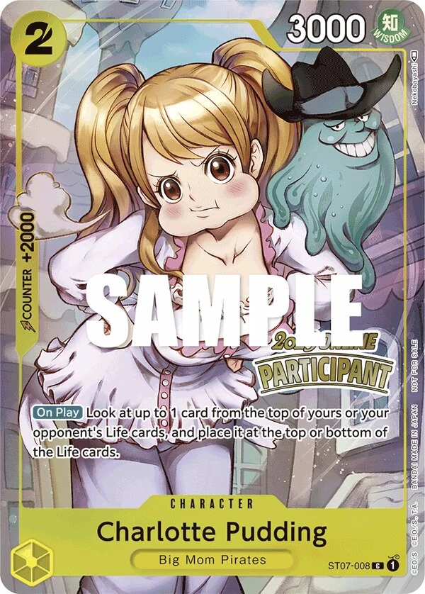 Carte One Piece anglaise Charlotte Pudding ST07-008 C