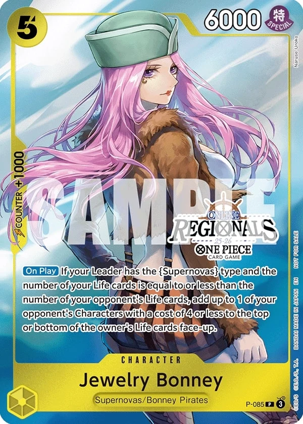 Carte One Piece anglaise Jewelry Bonney P-085 P