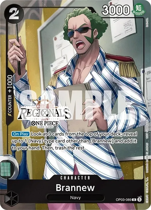 Carte One Piece anglaise OP03-089 Brannew