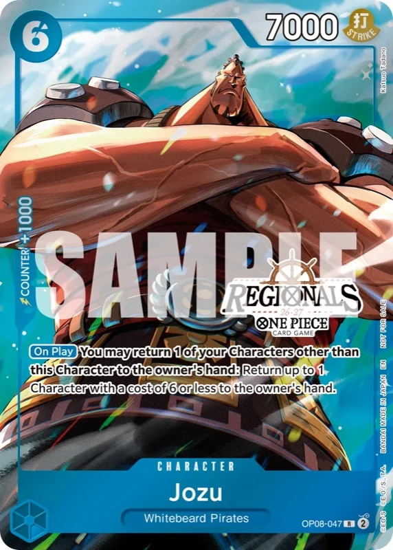OP08-047 Jozu illustrée par Katsuo Tadano (édition anglaise)