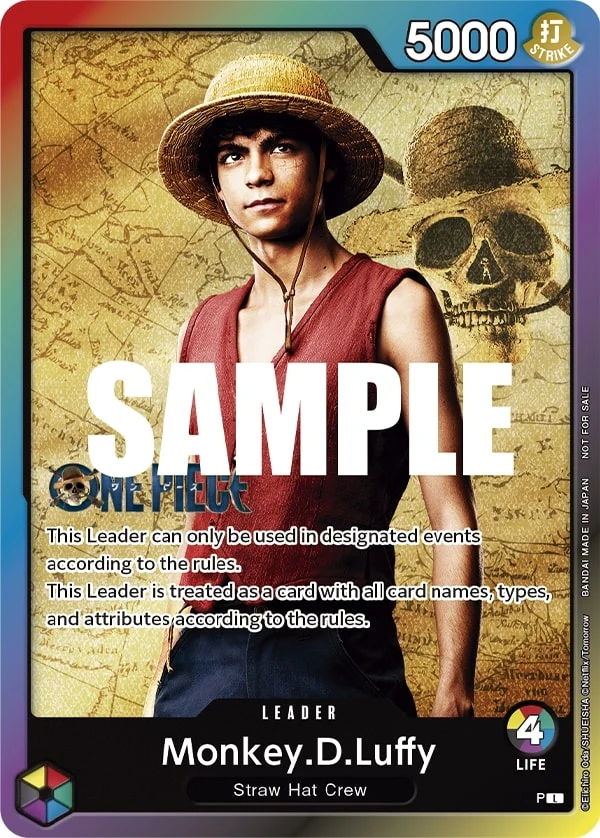 Carte One Piece anglaise Monkey.D.Luffy L