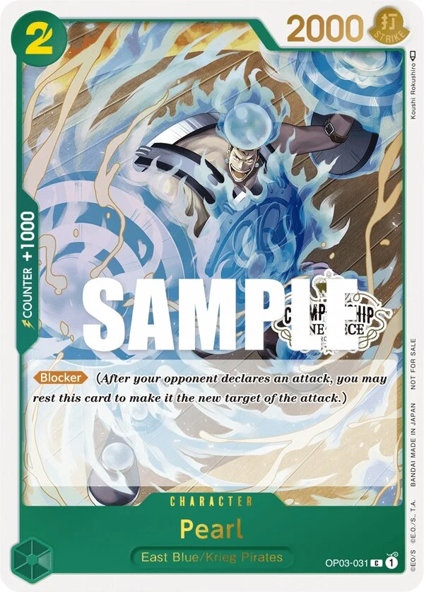 Carte One Piece anglaise Pearl OP03-031 C