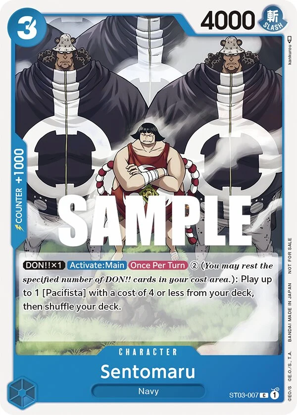 Carte One Piece anglaise Sentomaru ST03-007 C
