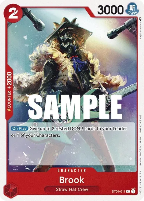 Carte One Piece anglaise ST01-011 Brook