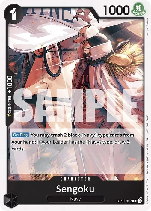 Carte One Piece anglaise ST19-002 Sengoku
