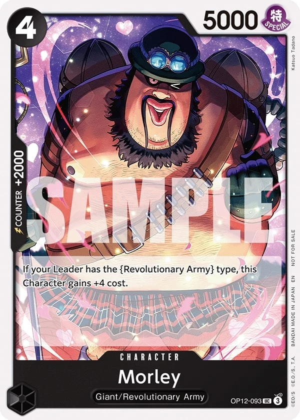 Carte One Piece anglaise Morley OP12-093 UC