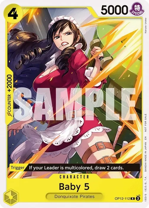 Carte One Piece anglaise OP12-112 Baby 5