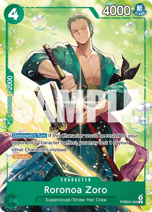 Roronoa Zoro PRB02-006