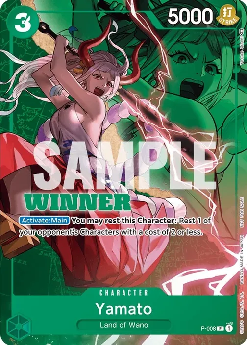 Carte One Piece anglaise P-008 Yamato