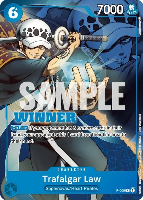 Carte One Piece anglaise P-009 Trafalgar Law