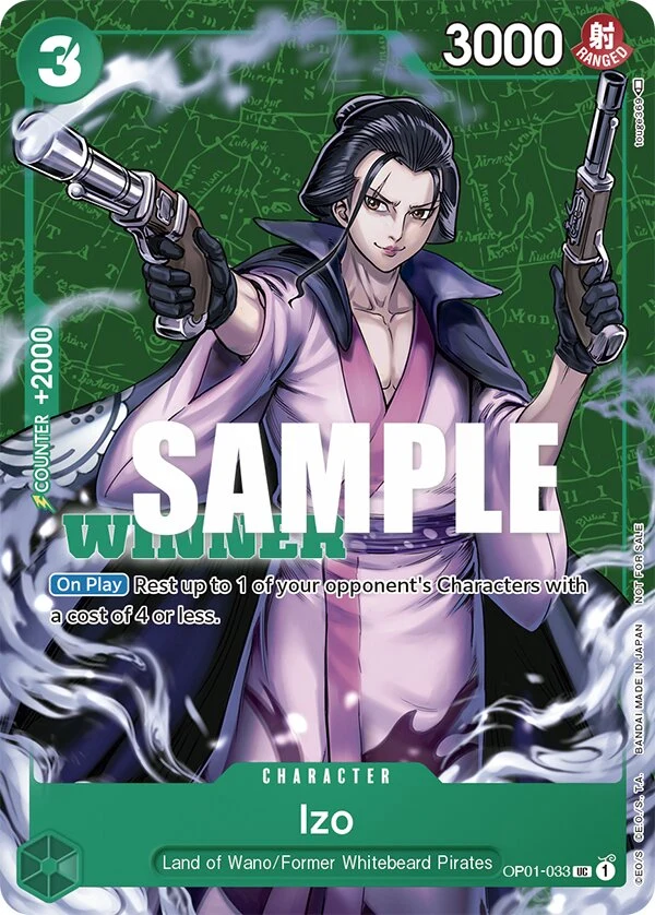 Carte One Piece anglaise Izo OP01-033 UC