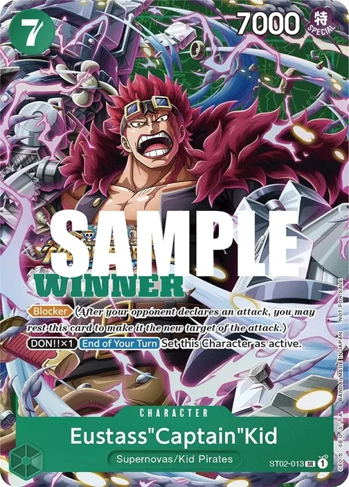 Carte One Piece anglaise ST02-013 Eustass"Captain"Kid