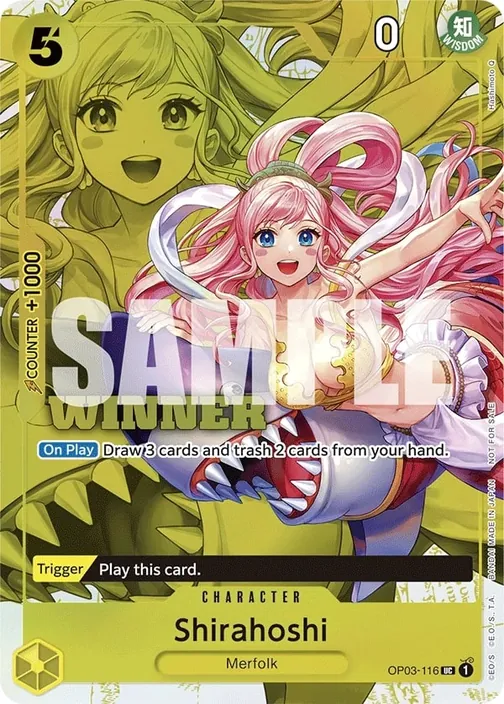 Carte One Piece anglaise OP03-116 Shirahoshi