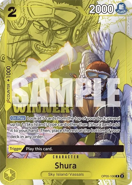 Carte One Piece anglaise OP05-106 Shura