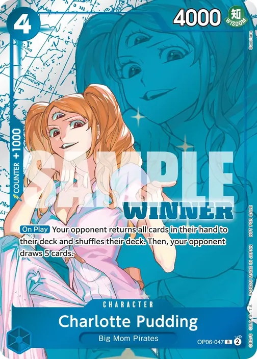 Carte One Piece anglaise OP06-047 Charlotte Pudding