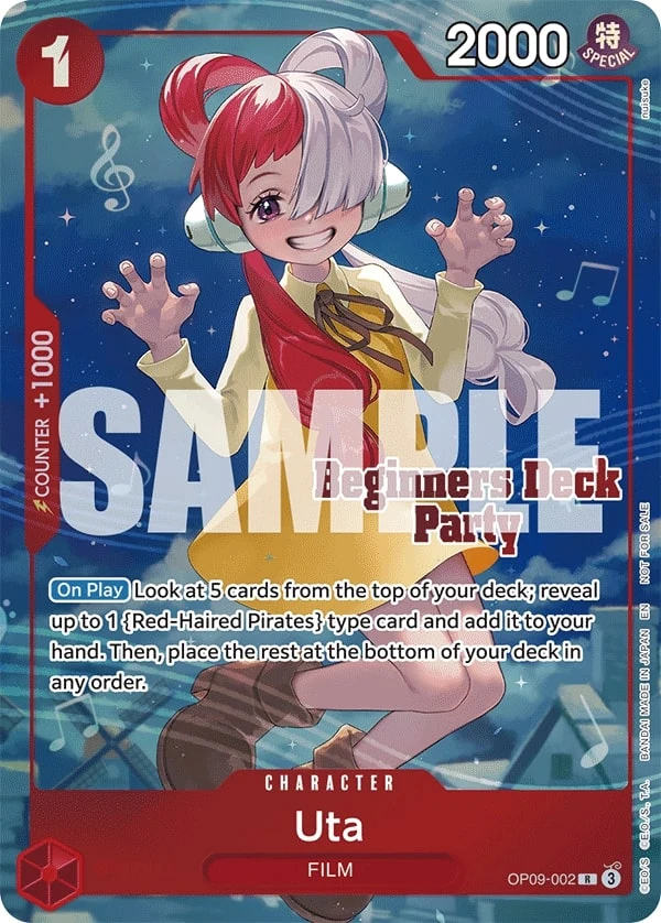 Carte One Piece anglaise Uta OP09-002 R