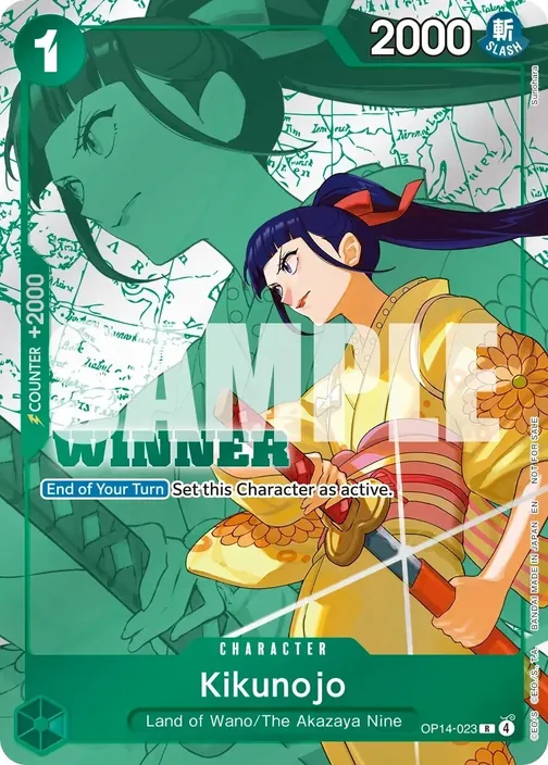 Carte One Piece anglaise OP14-023 Kikunojo