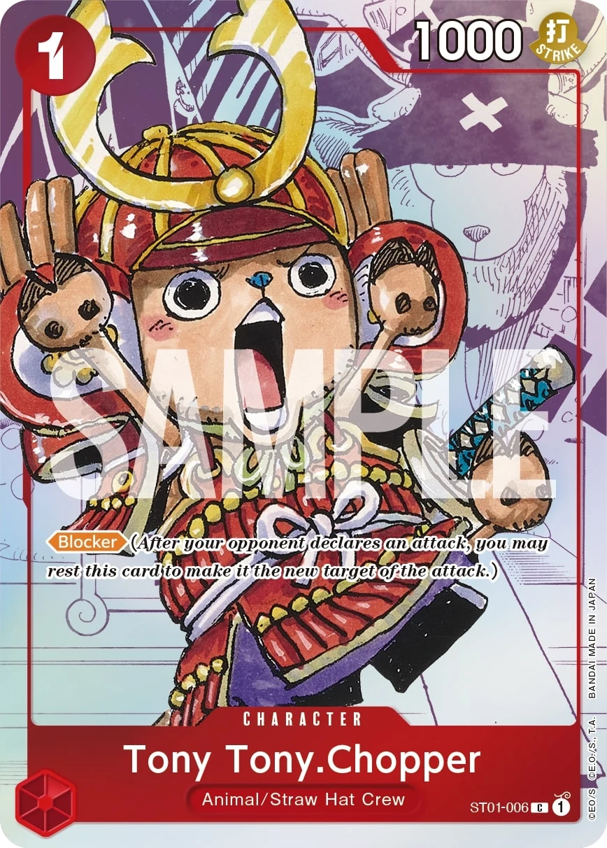 Carte One Piece anglaise Tony Tony.Chopper ST01-006 C