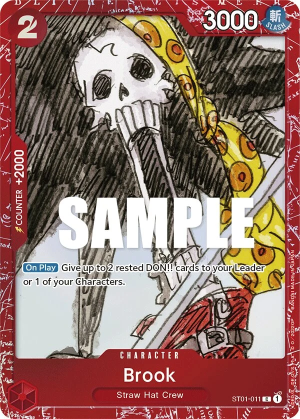 Carte One Piece anglaise Brook ST01-011 C