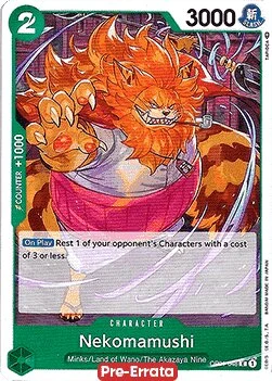 Carte One Piece anglaise OP01-048 Nekomamushi